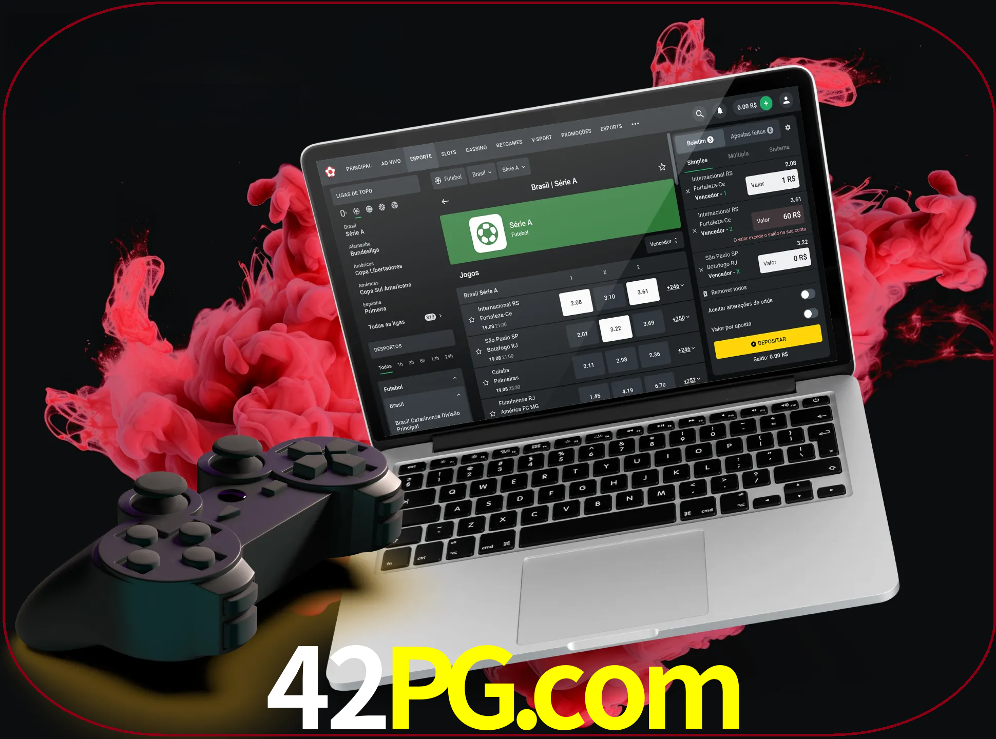 Visite a secção especial de jogos de vídeo em 42pg para descobrir em que jogos pode apostar e ganhar muito dinheiro.
